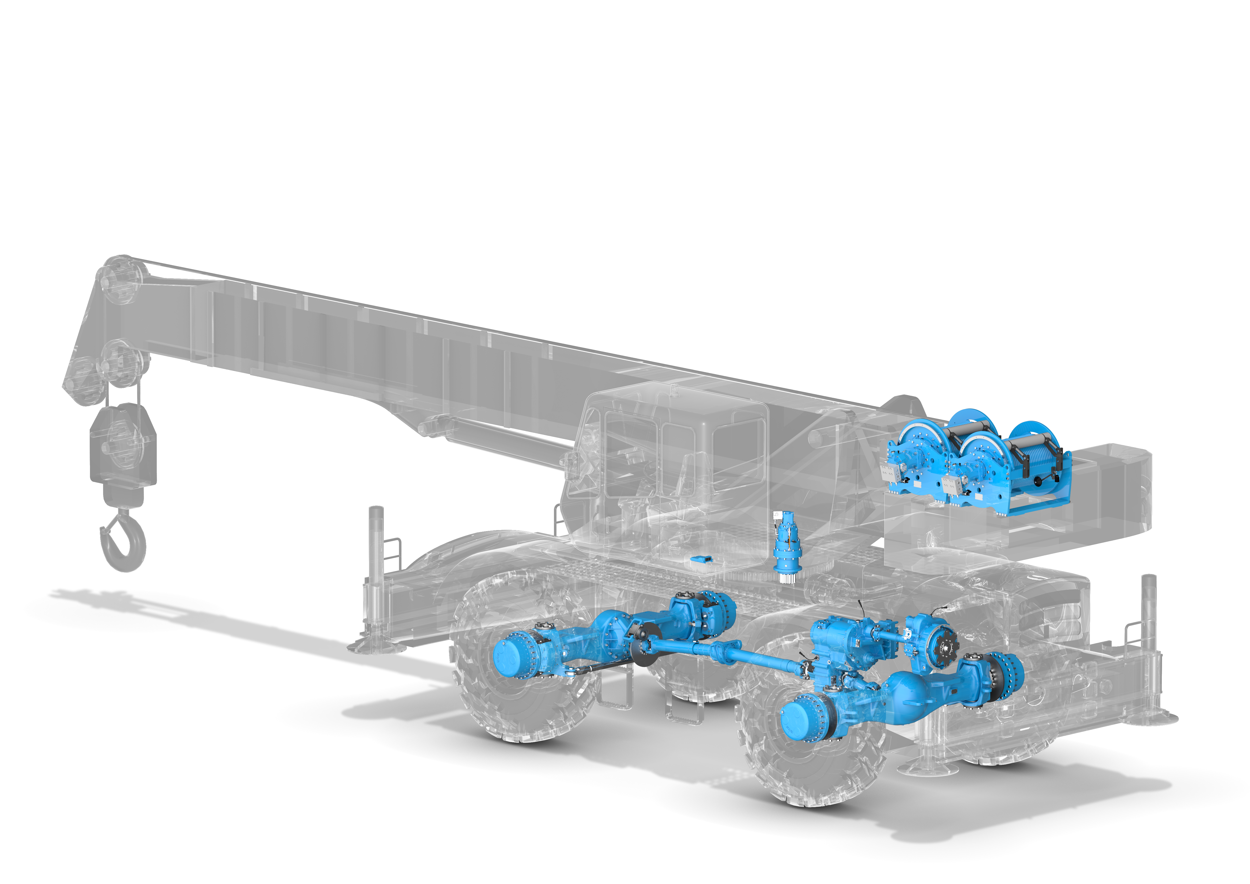 Rough Terrain (RT) Crane