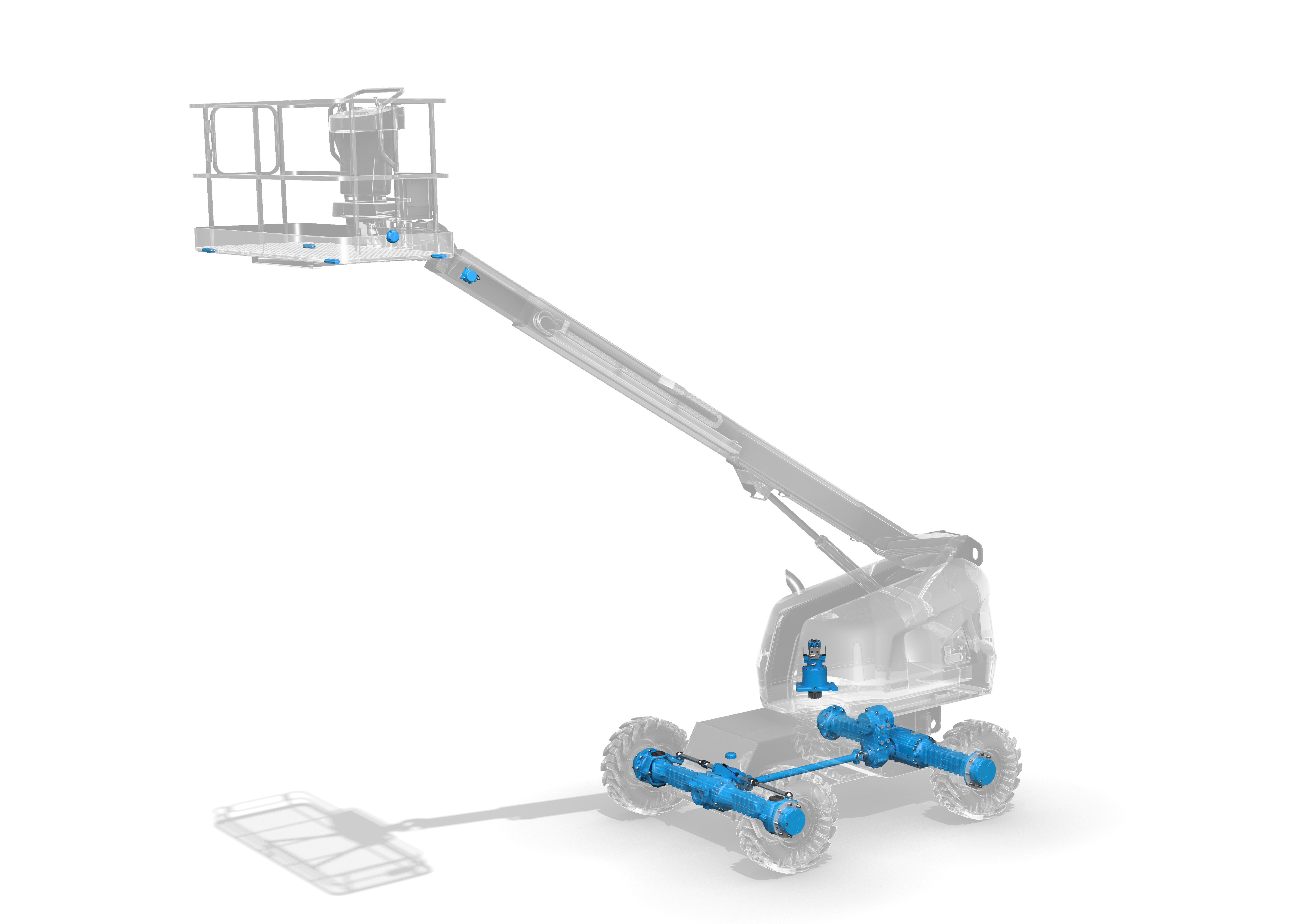 MEWP - Telescopic Boom - Conventional - Central Drive