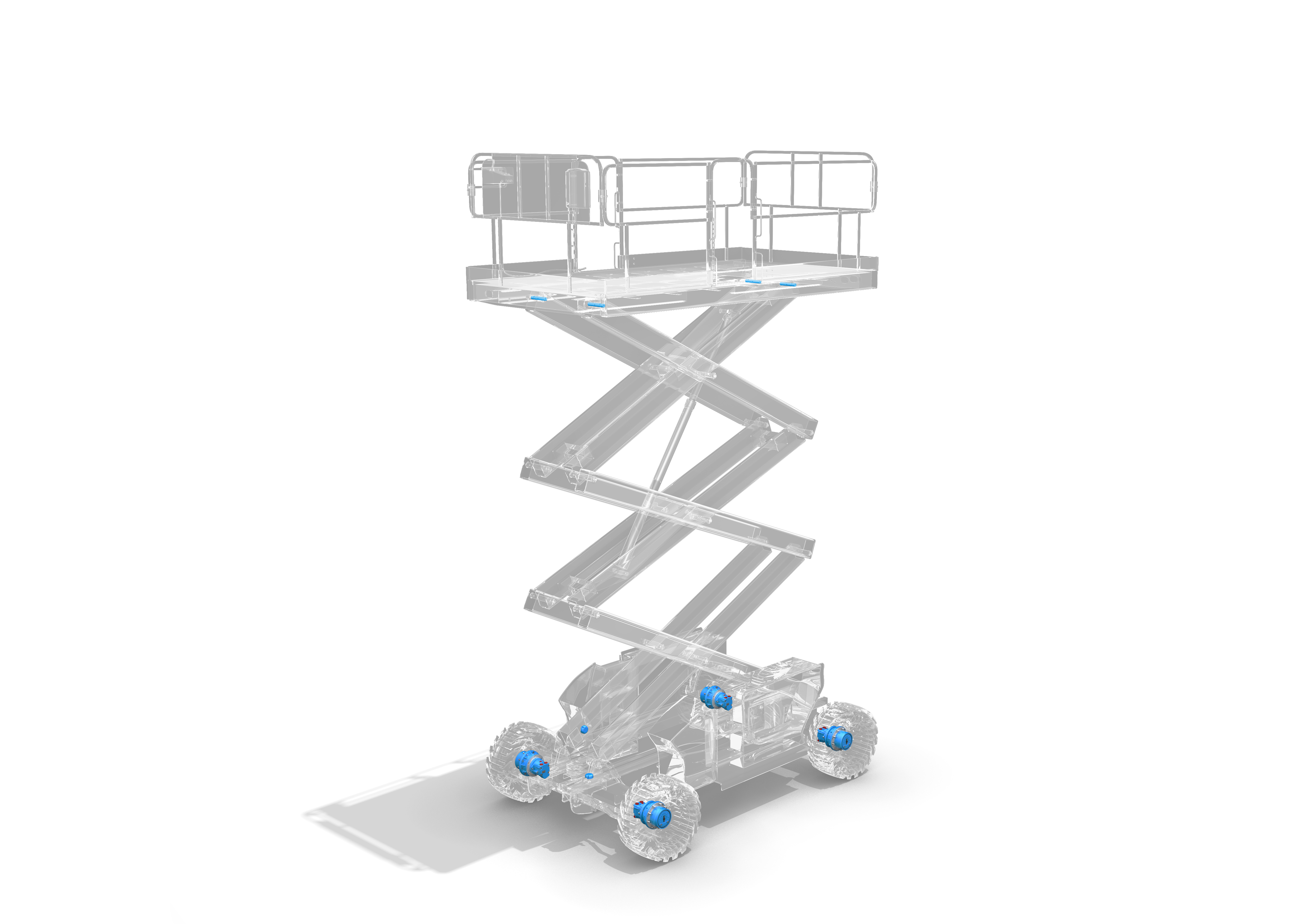 MEWP - RT Scissor - Conventional - 4 Wheel Drive