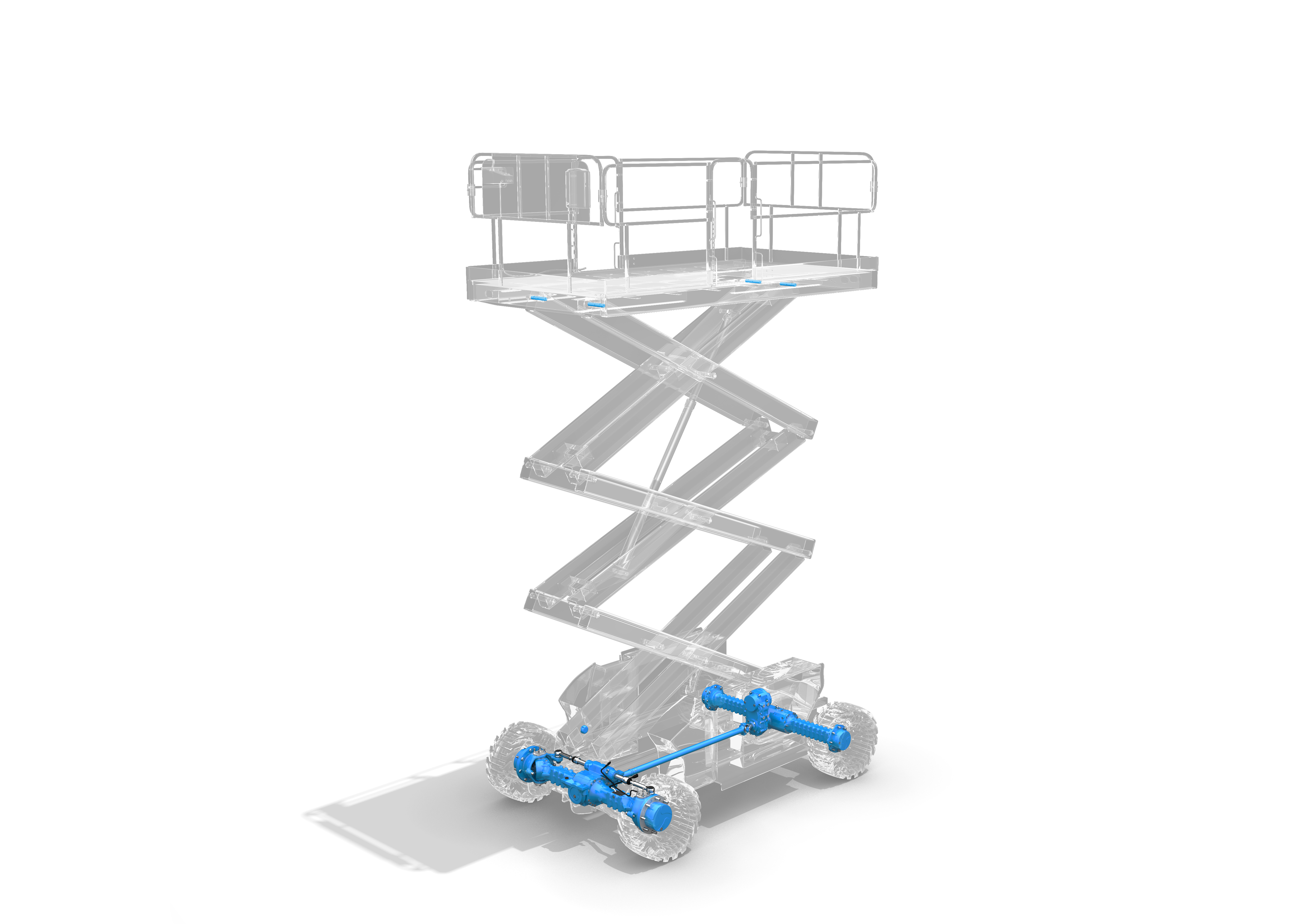MEWP - RT Scissor - Conventional - Central Drive